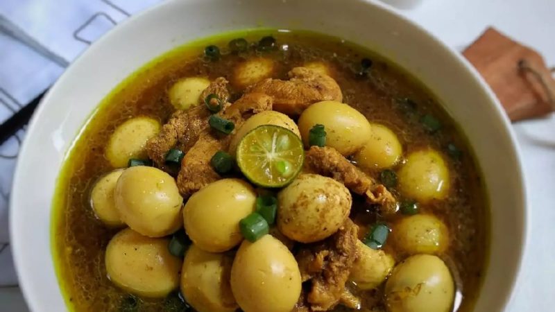 Rawon telur puyuh. (Foto: Pelopor/Cookpad)