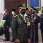 Pelantikan Jenderal Andika Perkasa menjadi Panglima TNI di Istana Negara, Jakarta, pada Rabu (17/11/2021). (Foto: Pelopor/Youtube Sekretariat Presiden)