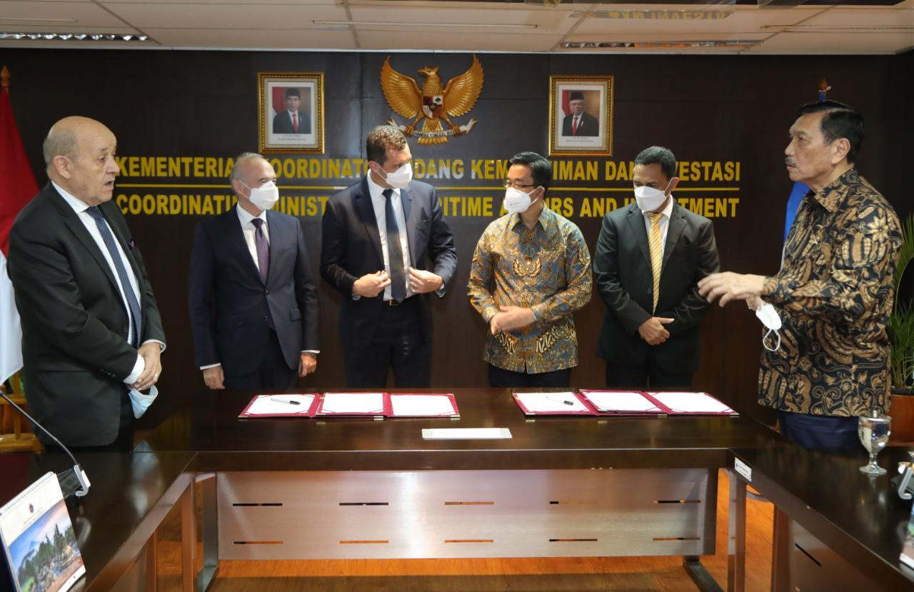 Prancis dan Indonesia melakukan penandatangan Letter of Intent (LoI) mengenai Kerja sama Percepatan Transisi Energi di Indonesia