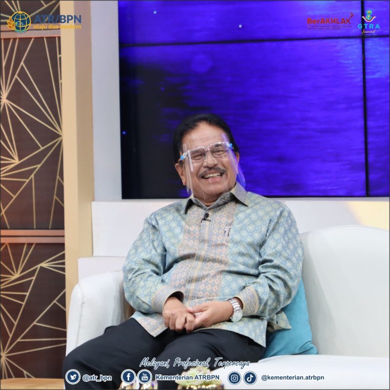 Menteri Agraria dan Tata Ruang/Kepala Badan Pertanahan Nasional Sofyan A. Djalil. (Foto: Pelopor/Kementerian ATRBPN)