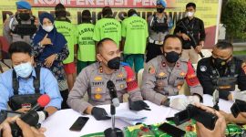 Polisi gagalkan peredaran 9,4 kg sabu di Aceh. (Foto: Pelopor/Tribratanews)