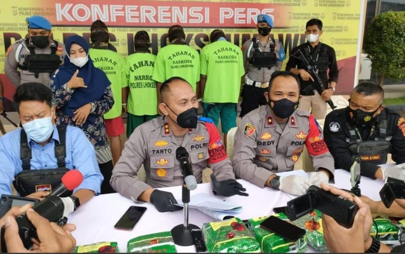 Polisi gagalkan peredaran 9,4 kg sabu di Aceh. (Foto: Pelopor/Tribratanews)