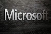Logo Microsoft di kantor mereka di Wallisellen, Switzerland. (Foto:Pelopor.id/Reuters/Arnd Wiegmann)