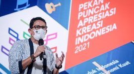 Menteri Pariwisata dan Ekonomi Kreatif/Kepala Badan Pariwisata dan Ekonomi Kreatif Sandiaga Salahuddin Uno. (Foto: Pelopor.id/Kemenparekraf)