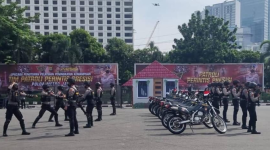 Polda Metro Jaya terus mempersiapkan rencana pengamanan dan pembatasan mobilitas jelang libur Natal dan Tahun Baru (Nataru). (Foto: Pelopor/Tribratanews)