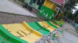 Kerusakan rumah warga usai gempabumi dengan magnitudo 7,4 di wilayah Flores Timur, Nusa Tenggara Timur, Selasa (14/12/2021). (Foto:Pelopor.id/Istimewa)
