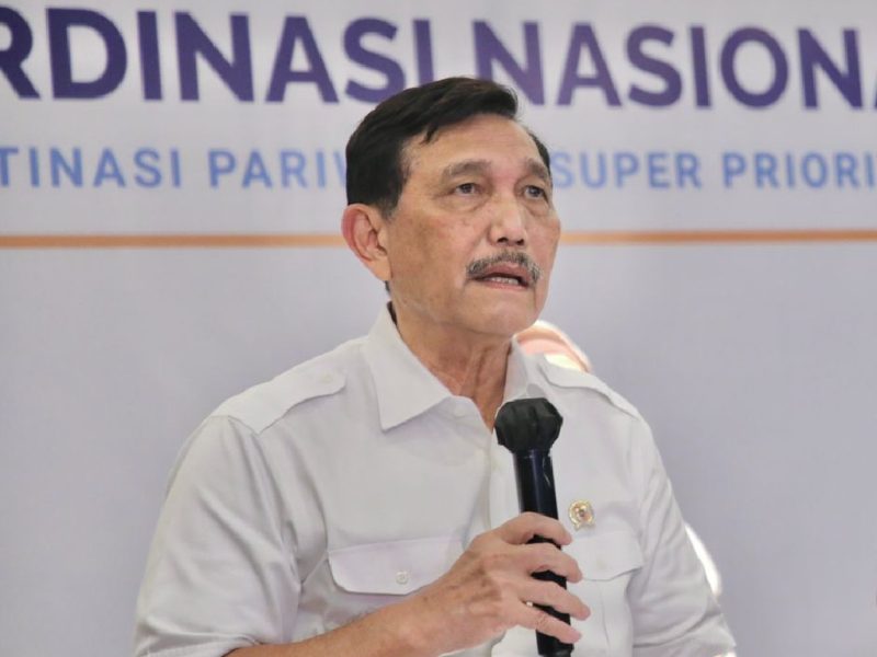 Menteri Koordinator Bidang Kemaritiman dan Investasi (Menko Marves) Luhut Binsar Pandjaitan. (Foto:Pelopor.id/Kemenko Marves)