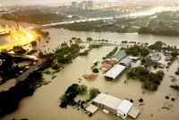Banjir di Malaysia. (Foto: Pelopor.id/Twitter @Ijattnorazman)