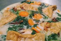Bobor Bayam Tahu Pong. (Foto: Pelopor/Cookpad)