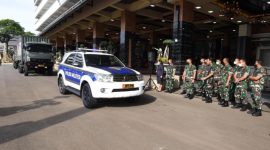 Kasad Dudung Abdurachman Kirim Bantuan Logistik Bencana Gunung Semeru. (Foto: Pelopor.id/ tniad.mil.id)