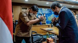 Bos Grab Indonesia Bertemu Sandiaga Uno. (Foto:Pelopor.id/Kemenpar)