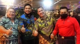 Momen Natal Spesial, Waketum PKN Gerry Hukubun Ditemani AM Hendropriyono. (Foto:Pelopor.id/ist)