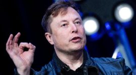 CEO Tesla Elon Musk. (Foto:Pelopor.id/AFP/Brendan Smialowski)