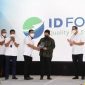 Menteri BUMN Erick Thohir, Menteri Perdagangan Muhammad Lutfi, dan Direktur Utama RNI Arief Prasetyo dalam acara peresmian ID Food. (Foto:Pelopor.id/Tribun)