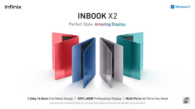 Infinix Inbook X2. (Foto: Pelopor/Infinix Indonesia).