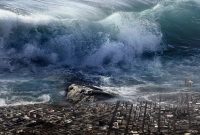 Ilustrasi tsunami. (Foto:Pelopor.id/Pixabay/KELLEPICS)