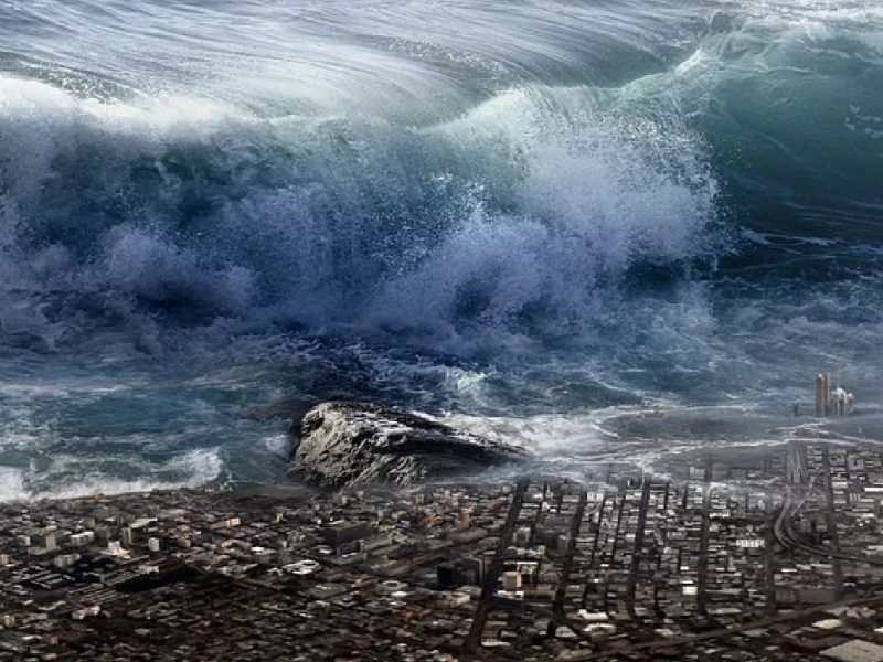 Ilustrasi tsunami. (Foto:Pelopor.id/Pixabay/KELLEPICS)