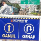 Ilustrasi penyekatan ganjil genap. (Foto: Pelopor.id/Tribratanews) 