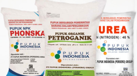 Sejumlah produk pupuk bersubsidi. (Foto: Pelopor.id/ ptppi.co.id) 
