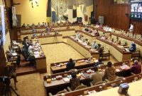 Rapat Kerja dan Rapat Dengar Pendapat terkait Penetapan Jadwal Pemilu Serentak 2024 yang digelar di Gedung Nusantara, Senayan, Jakarta, Senin (24/01/2022).(Foto:Pelopor.id/Setkab)