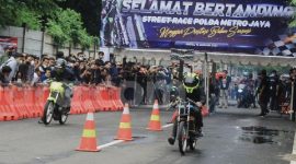 Street Race besutan Polda Metro Jaya. (Foto: Pelopor.id/Suara/Septian)