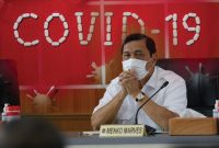 Omicron Makin Ramai, Menko Luhut: Tahan Diri Tidak ke Luar Negeri. (Foto: Pelopor.id/Kemenko Marves)