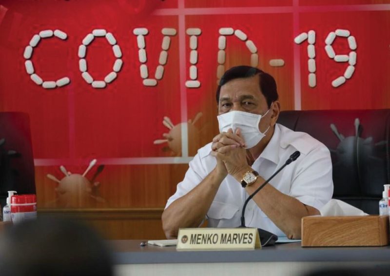 Omicron Makin Ramai, Menko Luhut: Tahan Diri Tidak ke Luar Negeri. (Foto: Pelopor.id/Kemenko Marves)