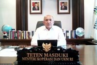 Menteri Koperasi dan UKM Teten Masduki. (Foto:Pelopor.id/KemenkopUKM)