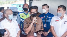 Sandiaga Uno Yakin MotoGP Mandalika Geliatkan UMKM NTB. (Foto:Pelopor.id/Kemenpar)