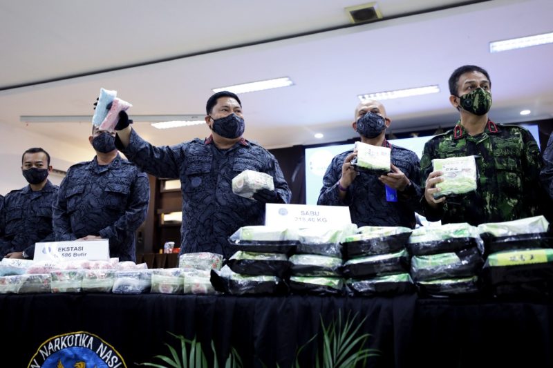 War on Drugs, BNN Ungkap Ratusan Kg Sabu dan Belasan Ribu Ektasi di Awal Tahun. (Foto: Pelopor.id/BNN)