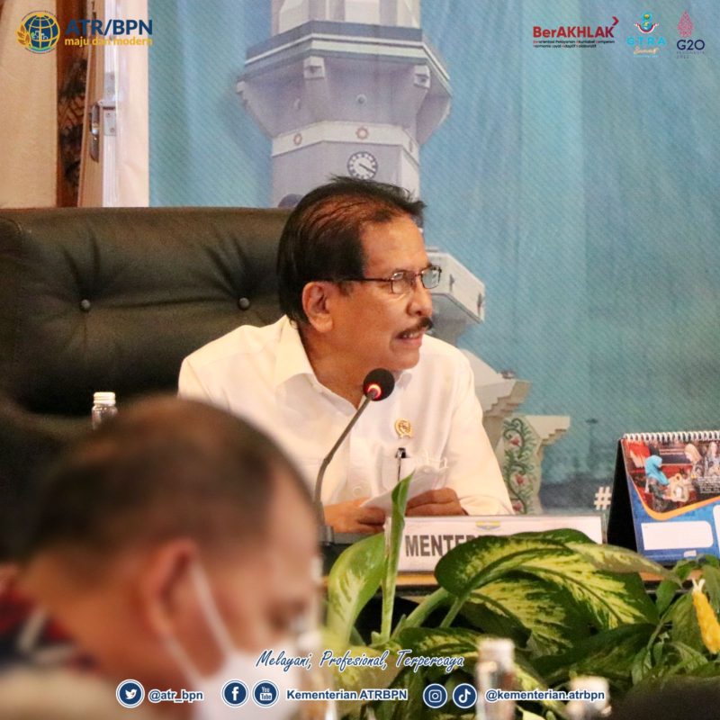 Menteri Agraria dan Tata Ruang/Kepala Badan Pertanahan Nasional Sofyan A. Djalil. (Foto: Pelopor.id/Kementerian ATRBPN)