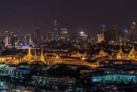 Suasana malam hari di Bangkok, Thailand. (Foto: Pelopor.id/Pixabay)