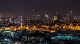 Suasana malam hari di Bangkok, Thailand. (Foto: Pelopor.id/Pixabay)
