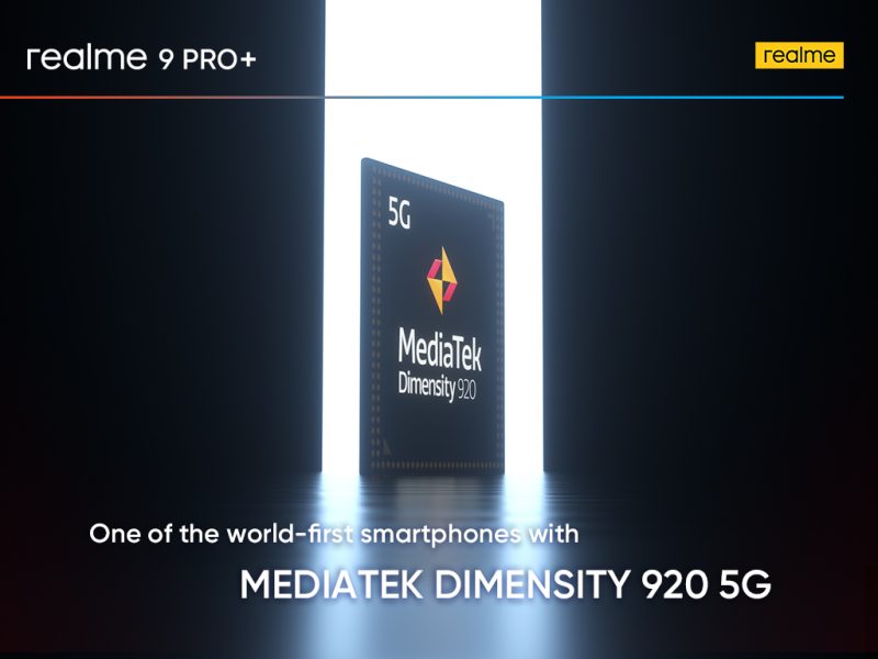 Realme Umumkan 9 Pro Series Dilengkapi Prosesor MediaTek Dimensity 920 5G. (Foto: Pelopor.id/realme) 