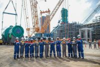 Pertamina Berhasil Pasang Peralatan Seberat 900 Ton di Kilang Balikpapan (Foto: Pelopor.id/Pertamina)