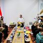 Presiden Jokowi bertemu tokoh masyarakat di Kalimantan Timur, Senin (31/01/2022). (Foto: Pelopor.id/BPMI Setpres/Laily Rachev)