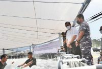 Menko Luhut Tinjau Fasilitas Budidaya Udang di Bali. (Foto: Pelopor.id/Menko Marves)