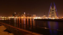 Ilustrasi pemandangan malam hari di Bahrain. (Foto: Pelopor.id/Pixabay)