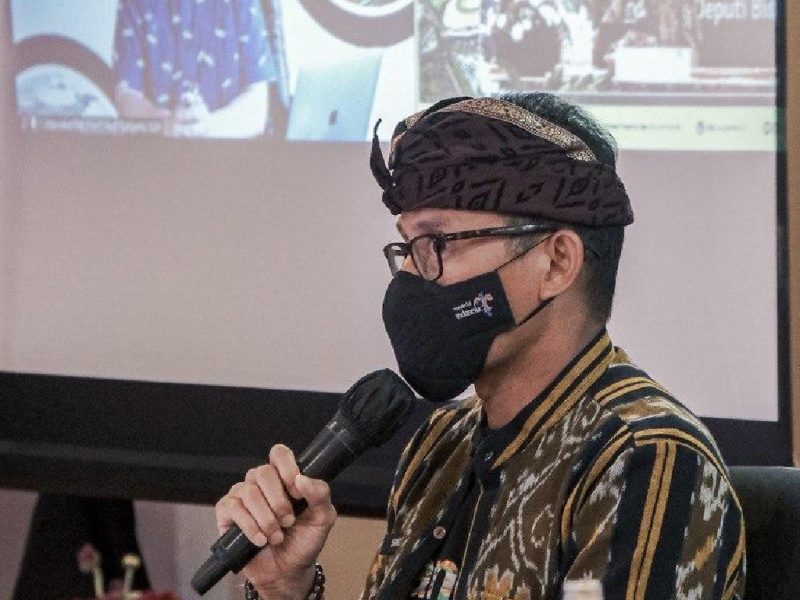 Menteri Pariwisata dan Ekonomi Kreatif/Kepala Badan Pariwisata dan Ekonomi Kreatif, Sandiaga Salahuddin Uno. (Foto:Pelopor.id/Kemenparekraf)