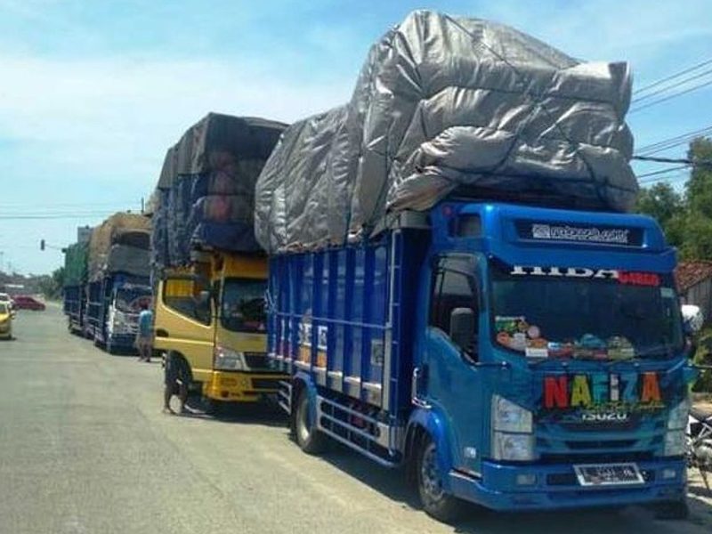 Ilustrasi truk ODOL. (Foto:pelopor.id/TMCPolri)