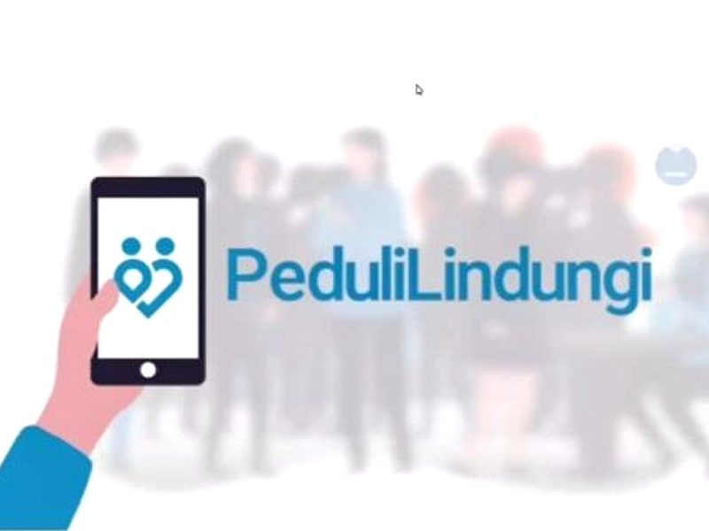 Aplikasi PeduliLindungi. (Foto:Pelopor.id/Ist)