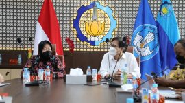 Mensos Temui Rektor ITS Bahas Rencana Pemenuhan Air Bersih Kawasan 3T. (Foto:Pelopor.id/Kemensos)
