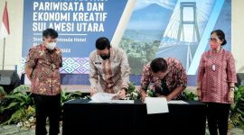 Menteri Pariwisata dan Ekonomi Kreatif (Menparekraf) Sandiaga Uno ajak investor berinvestasi di Destinasi Super Prioritas Likupang, Sulawesi Utara. (Foto: Pelopor.id/Kemenparekraf) 