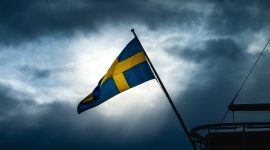 Ilustrasi bendera Swedia. (Foto: Pelopor.id/Pixabay)