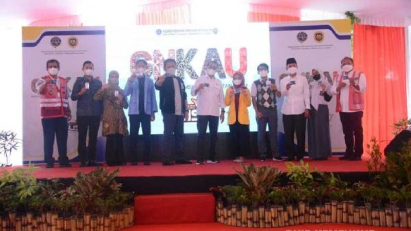 Peluncuran “Gerakan Nasional Kembali ke Angkutan Umum” di Palembang, Sumatera Selatan. (Foto: Pelopor.id/Kemenhub) 