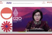 Menkeu Sri Mulyani pada Webinar Pembukaan Beasiswa LPDP 2022. (Foto: Pelopor.id/Kemenkeu)