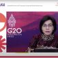 Menkeu Sri Mulyani pada Webinar Pembukaan Beasiswa LPDP 2022. (Foto: Pelopor.id/Kemenkeu)