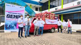 Pertamina Peduli Salurkan Bantuan untuk Korban Gempa Pasaman, Sumatera Barat. (Foto: Pelopor.id/Pertamina)