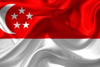 Ilustrasi bendera Singapura. (Foto: Pelopor.id/Pixabay) 