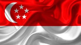 Ilustrasi bendera Singapura. (Foto: Pelopor.id/Pixabay) 